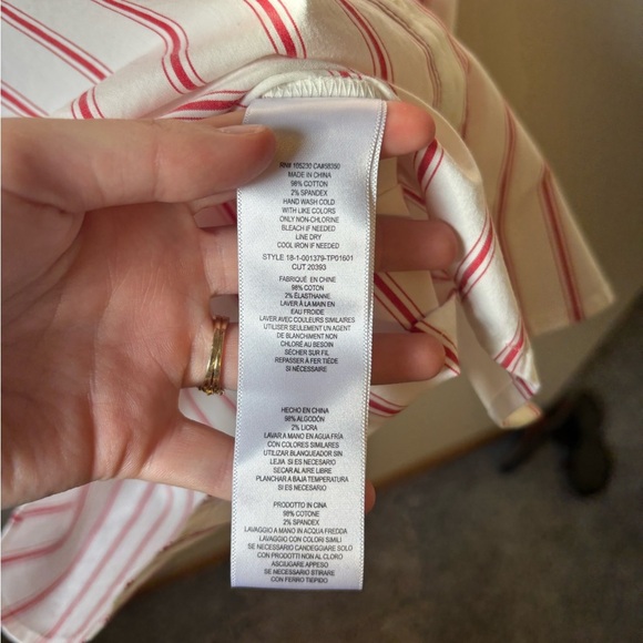 Striped Off-Shoulder Blouse - Picture 5 of 6